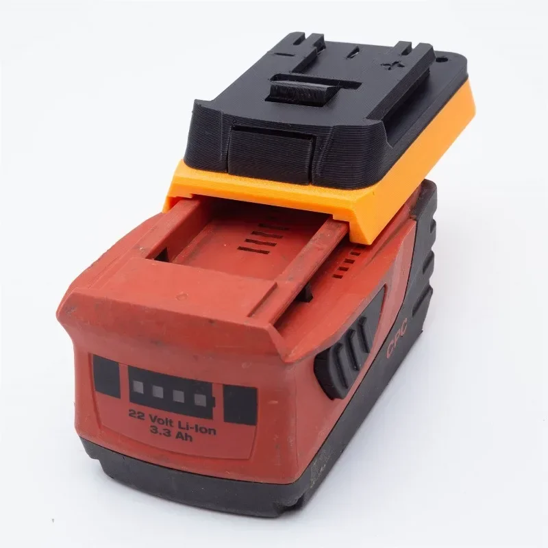 Imagem -06 - Adaptador para Bateria de Íon-lítio Hilti 22v B22 Volt Cpc Converter para Ferramentas de Perfuração sem Fio Bosch 18v Não Inclui Ferramentas e Bateria