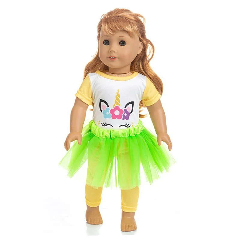 40 ซม.ตุ๊กตาเด็กทารก reborn ตุ๊กตาเสื้อผ้ากางเกงกระโปรง tutu สำหรับ 18 นิ้ว 45 ซม.อเมริกันและตุ๊กตาชุดของเล่นสวมใส่เด็กของขวัญ