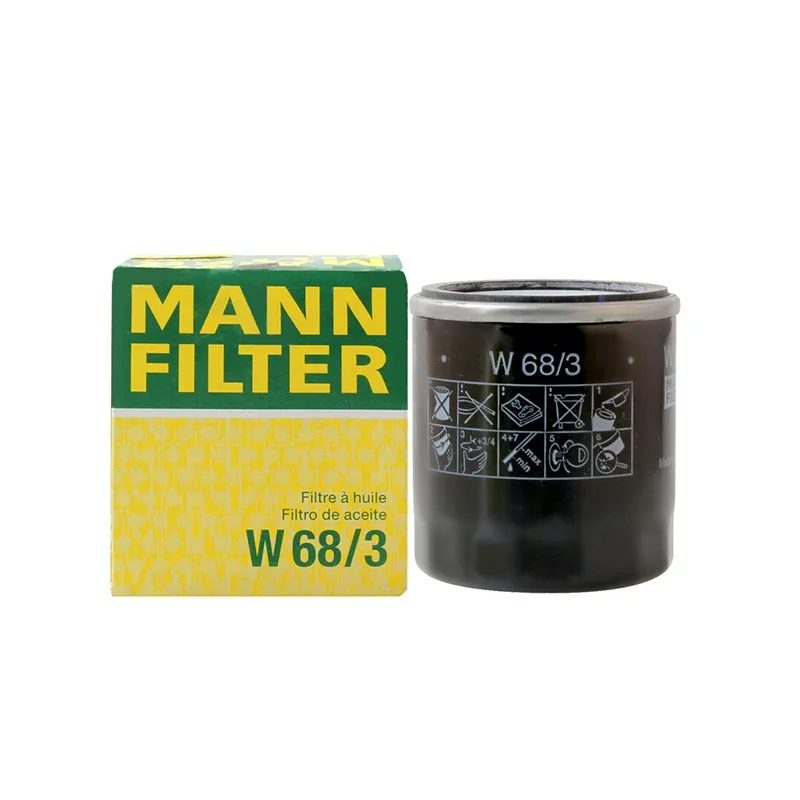 

MANN FILTER W68/3 Oil Filter Fits TOYOTA Avanza GEELY EC Emgrand GL GS RS Vision GREATWALL Florid LEXUS 04105409AB 15600-13011