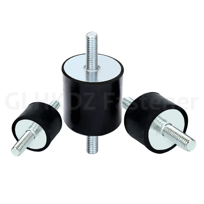 M3-M20 Male-Male Thread Rubber Shock Absorber Crash Pad VV-Type Damper Noise Reduction Anti Vibration Isolation Mount