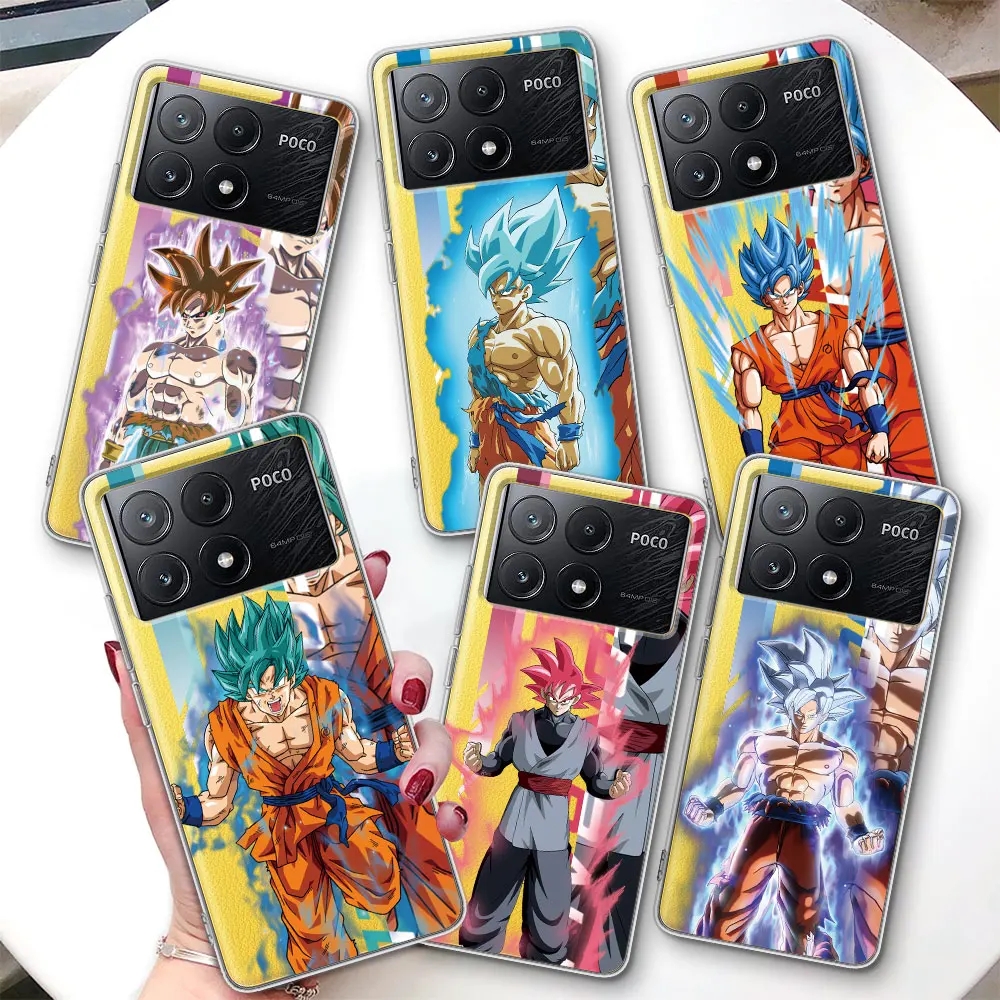 

Чехол Japan Anime Dragon для Xiaomi Poco F7 Ultra F4 X6 M3 X7 M5s M6 X4 NFC M4 F2 Pro, противоударный прозрачный чехол из ТПУ для телефона