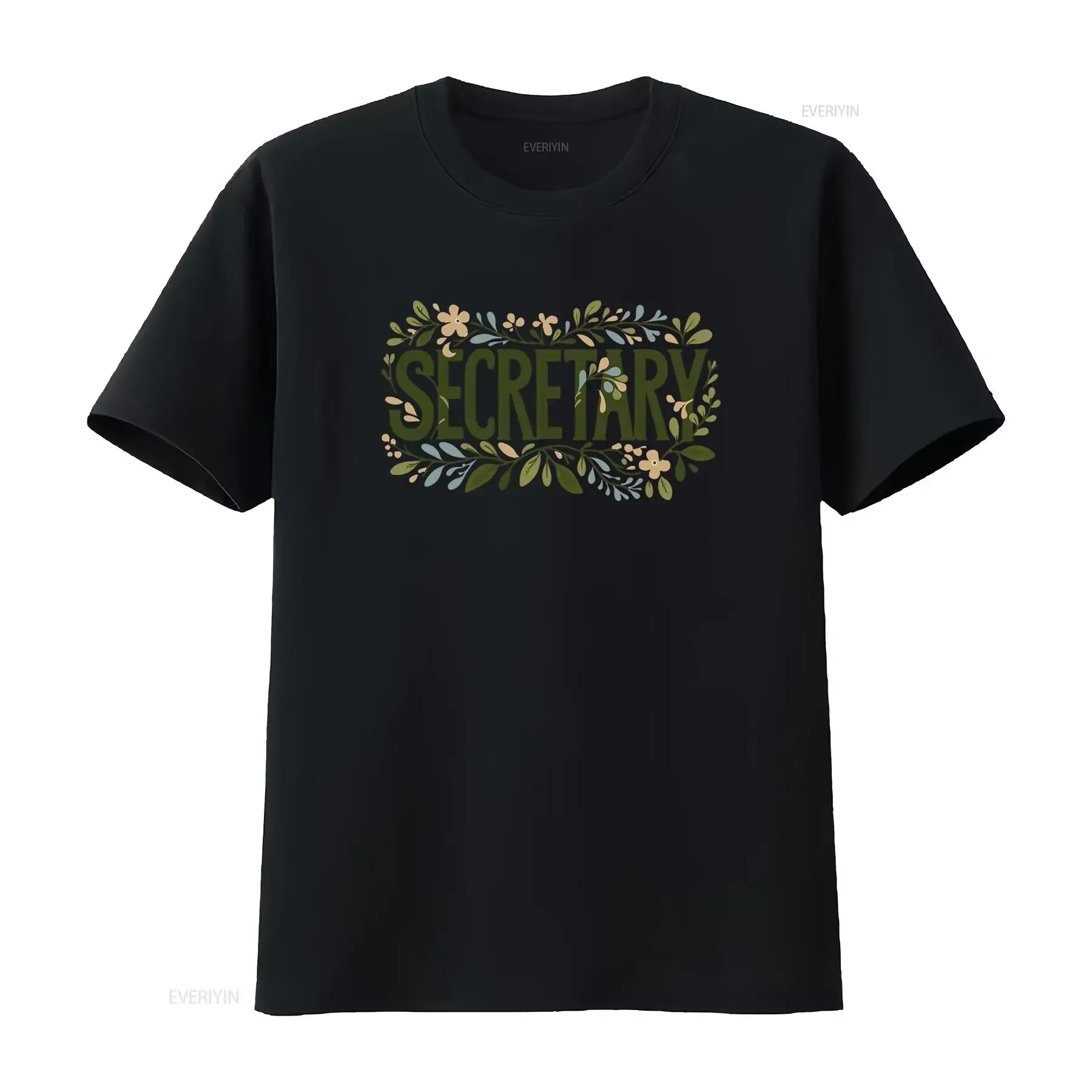 Secretary T Shirt Office Admin Top Work Staff AssistanT vintage Washed designer clothes fashion Breathable Comfortable Slightly