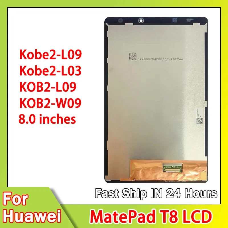 

GEFENSI 8.0“inch New For Huawei MatePad T8 T 8 Kobe2-L09, Kobe2-L03, KOB2-L09, KOB2-W09 LCD Display Touch Screen Digitizer Assem