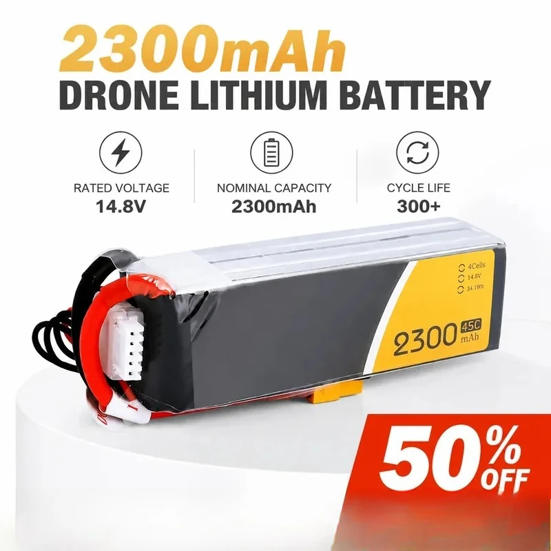 

2300mAh 3S 4S High Discharge FPV Racing Drone Battery Lithium Polymer Lipo