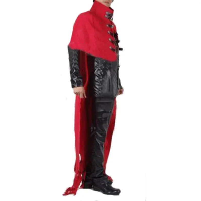 

didi 211Vincent Valentine Cosplay Costume with cape Any Size Custom Made