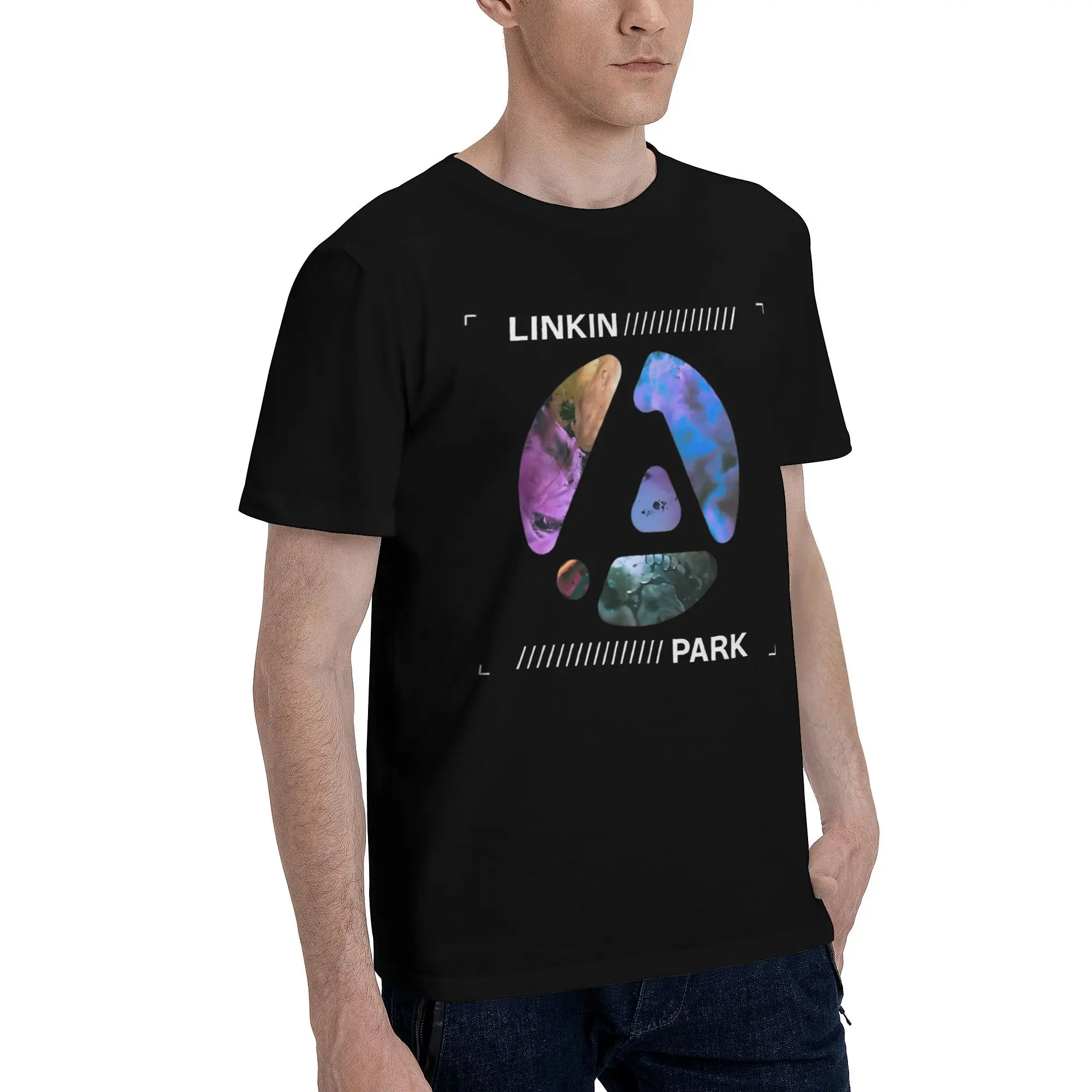 Printed Linkin Meteora 20th Anniversary Park T Shirt For Unisex Round Logo Name New 100% Cotton Tee Shirt Short Sleeve Tops