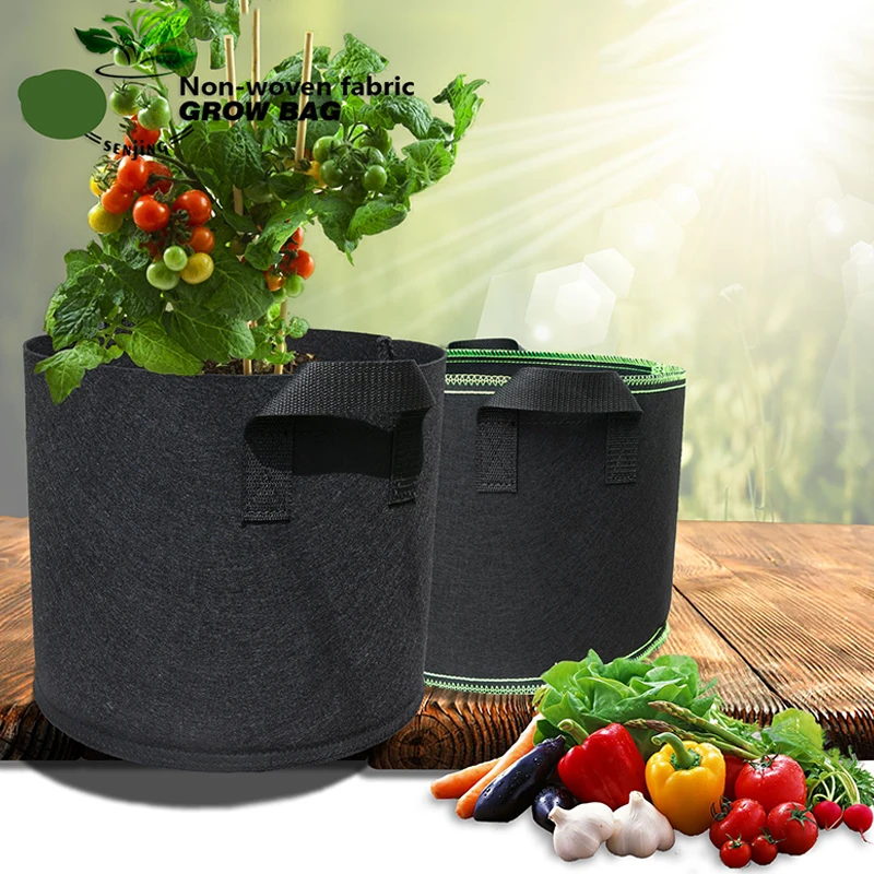 25/10/5 Gallon Felt Planter Grow Bags Large Vegetable Potatoes Flower Plant Fabric Pots High Quality Gardening Tools