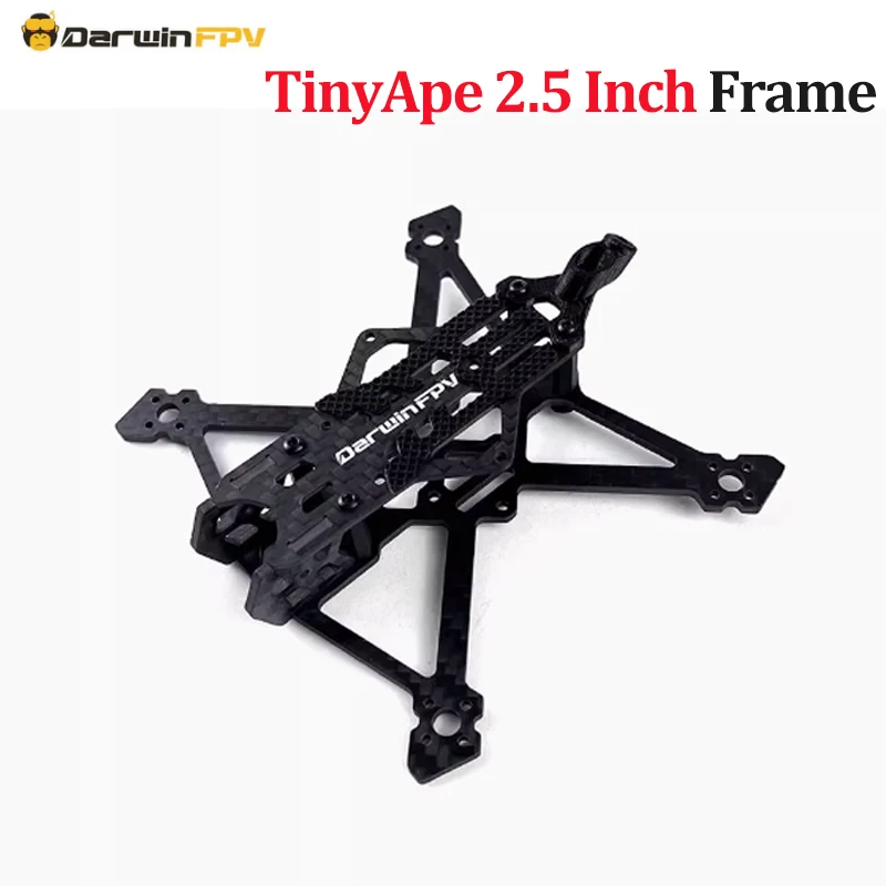 

DarwinFPV TinyApe 2.5 Inch 108mm Wheelbase Quadcopter 3K Carbon Fiber Frame Kit Suit for 1002-1305 Brushless Motor Spare Parts
