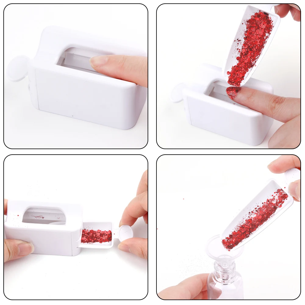 1pcs Recycling Dip Case Nail Dip Container Powder Nail Portable Dipping Powder Storage Box Manicure Manicure Storage Case