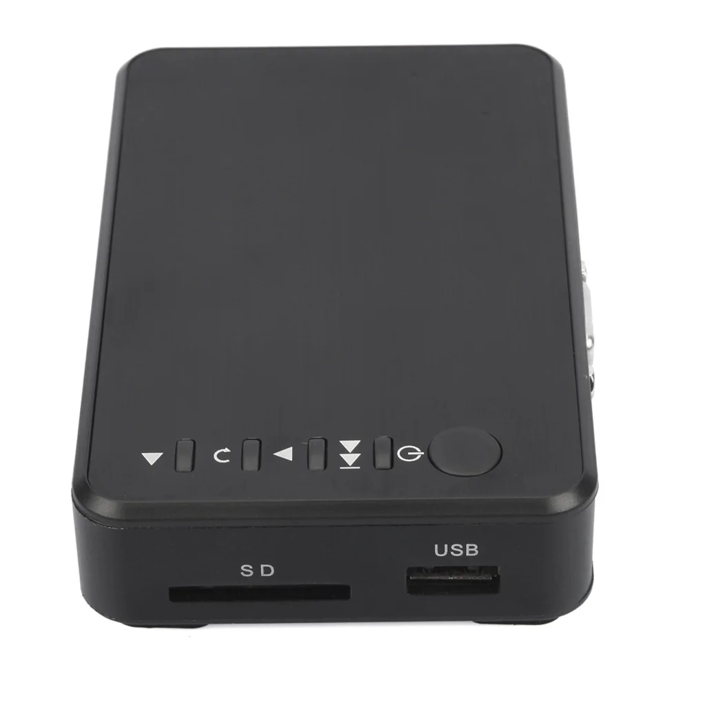 Mini Full HD Media Multimedia Player 1080P USB External SD SDHC MMC Cards U Disk Media Player VGA AV Output AU Plug