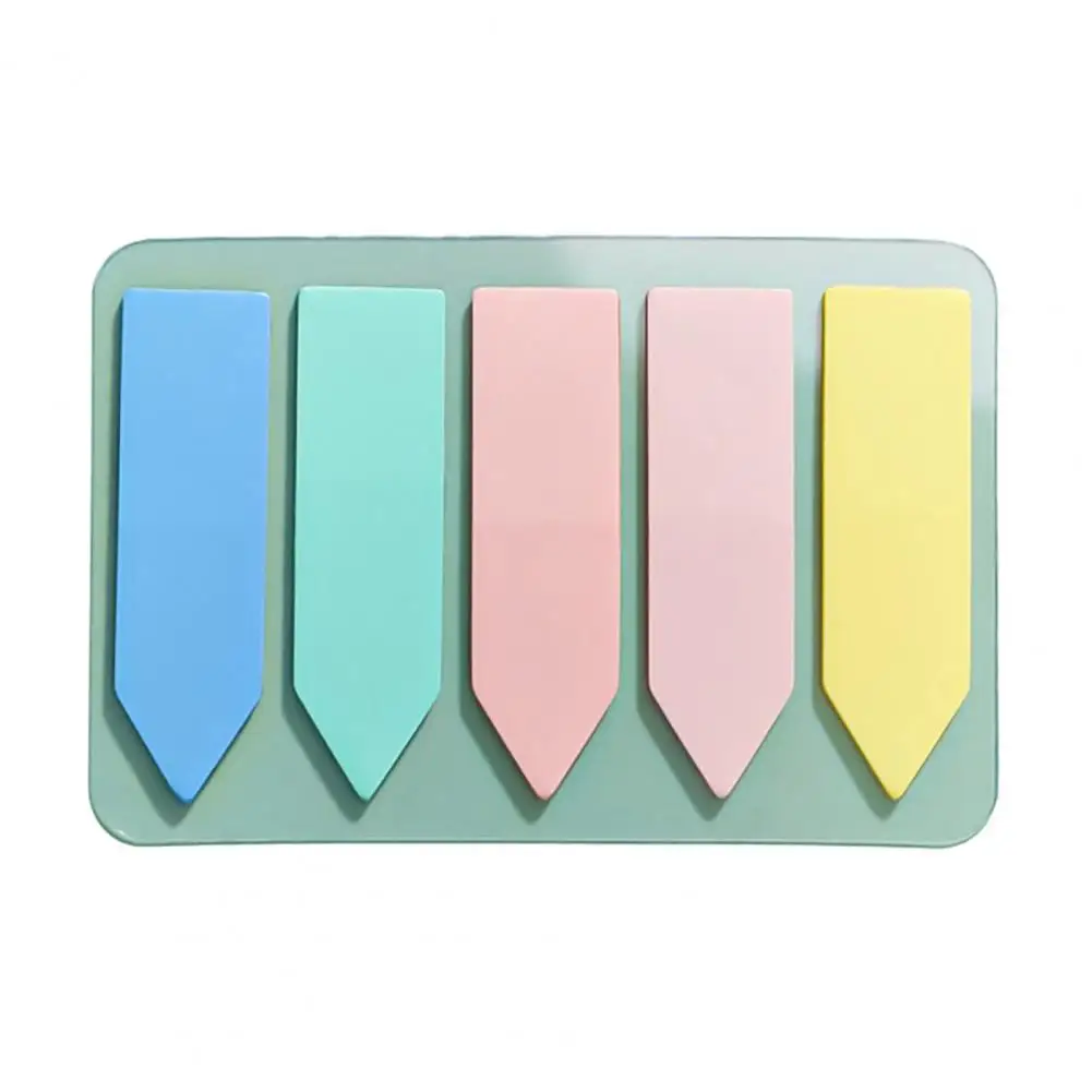 4Pcs Sticky Index Tabs Sorting Paper Stationery Labels Fluorescent Index Sticker for Home Office School