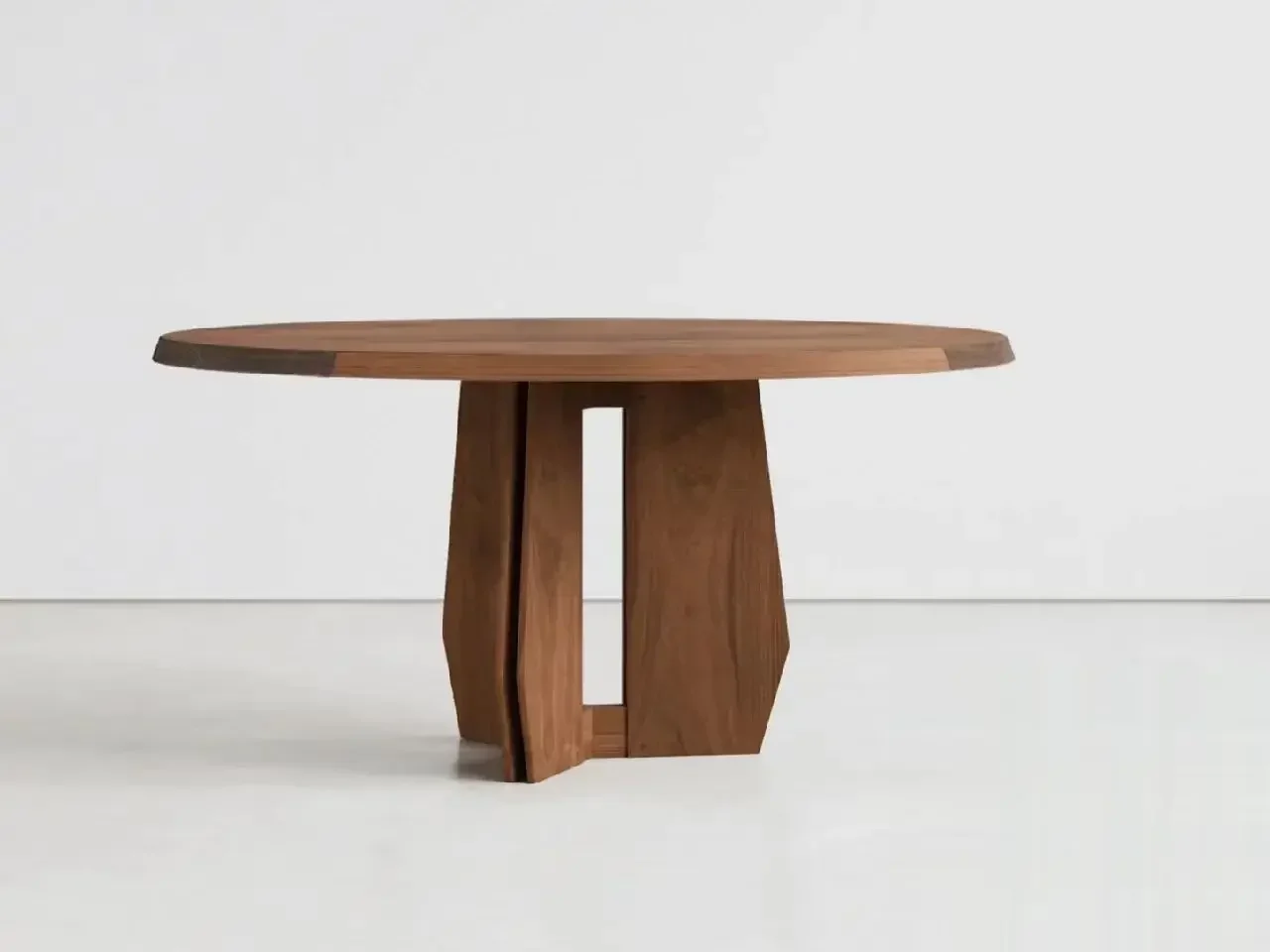 

N Chinese Style Red Oak round Table Small Apartment Household Dining Table Modern Minimalist Conference Room Conference Table