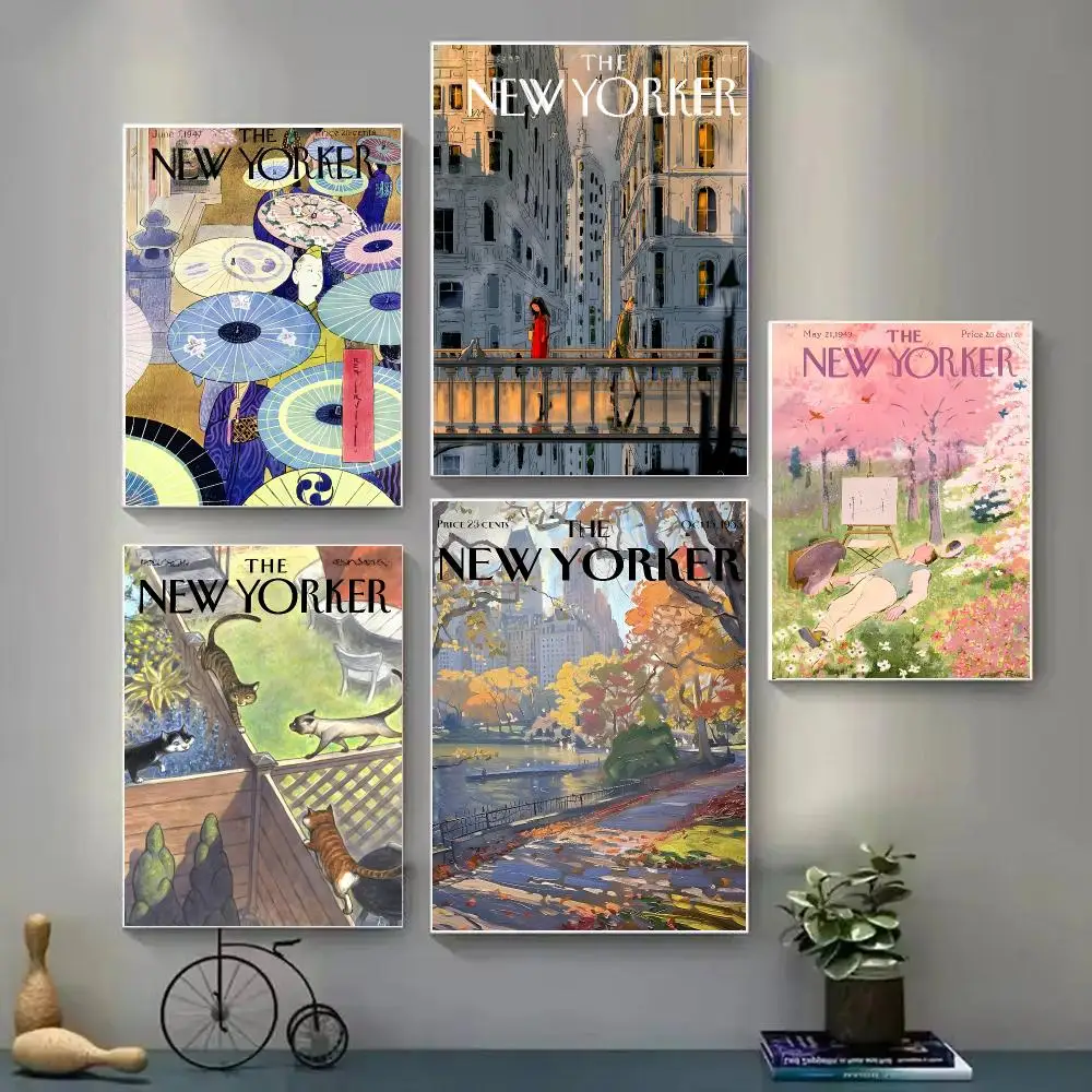 Magazine Art The New Yorker Poster Poster Art With Prints Home Bedroom Living Room Decoration Gift