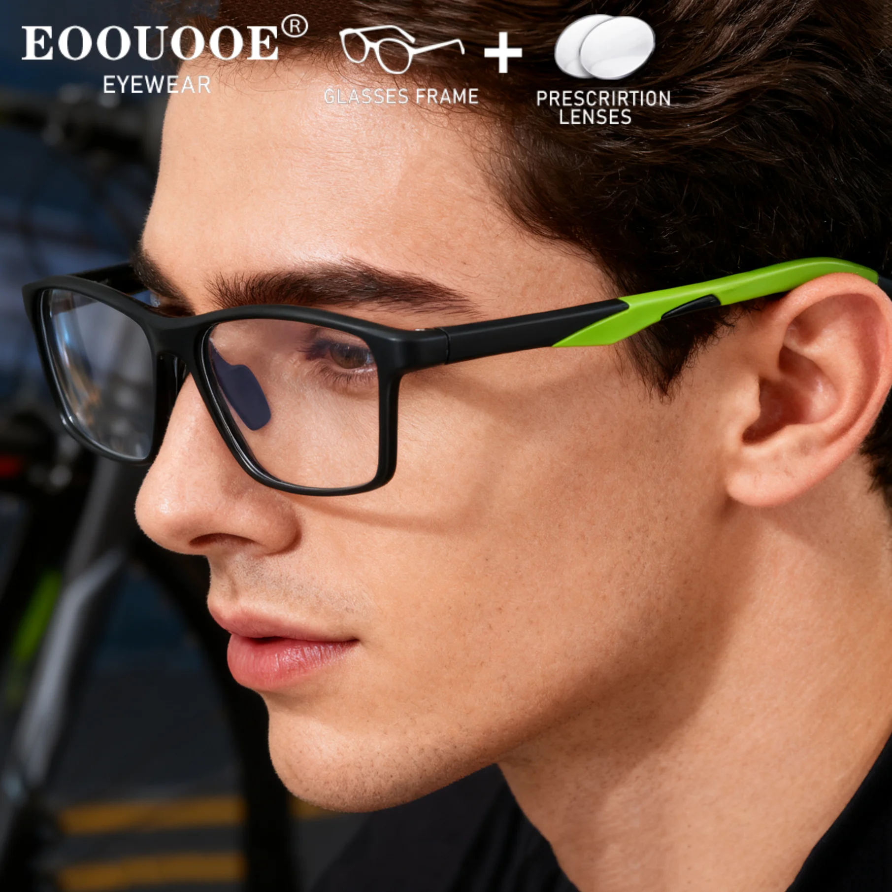 

Men Women Cycling Sports Glasses With Prescription Lenses Anti-Reflection UV Myopia Hyperopia Progressive Optical Eyewear