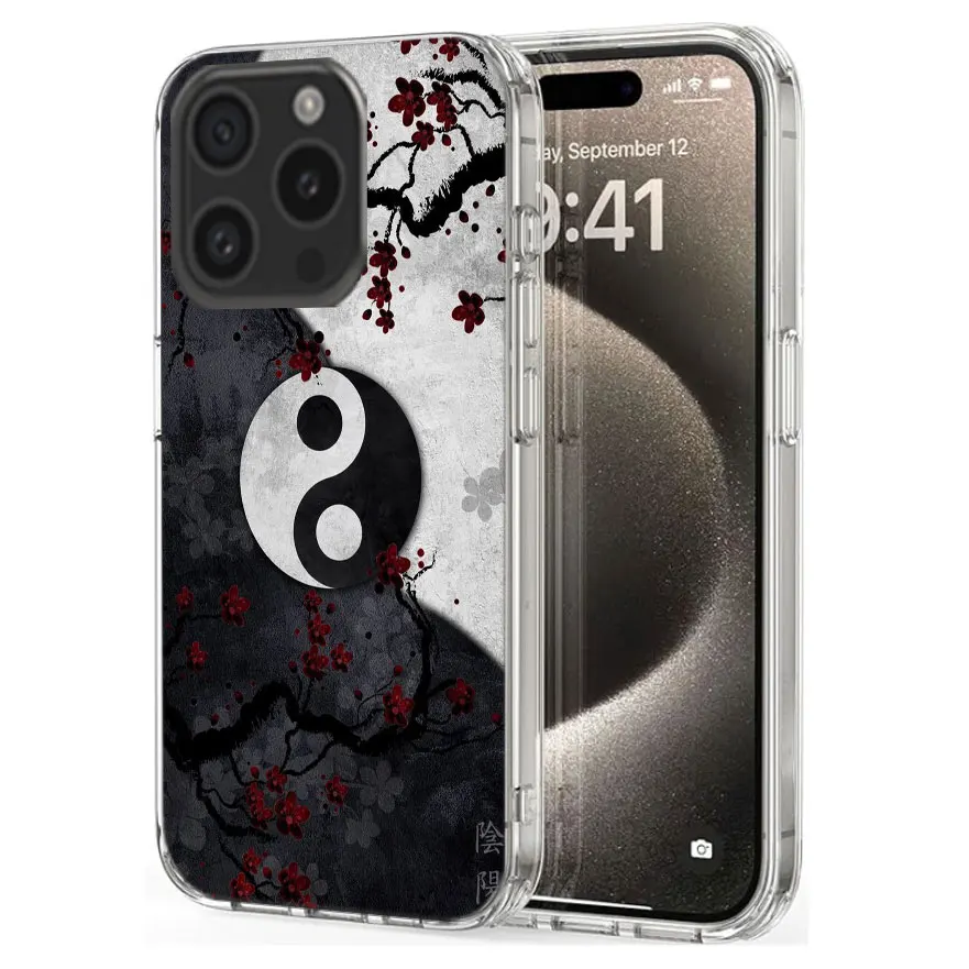 Eight Diagrams Taiji Yin Yang Clear Phone Case For Apple iPhone 12 13 Mini 11 14 15 16 Pro Max Cover XS MAX XR Soft