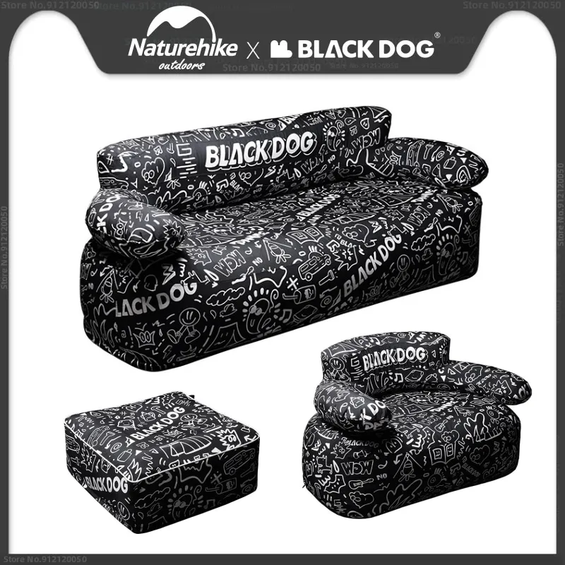 

Naturehike & Blackdog Single/Double Inflatable Lazy Sofa Camping Folding Waterproof Inflatable Sofa Portable Travel Beach Stool