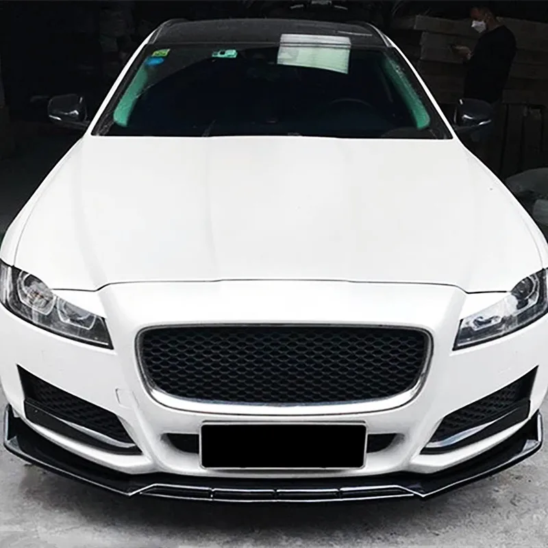 Per Jaguar XFL XF XE Bodeykit paraurti anteriore per auto labbro mento Spoiler Splitter diffusore copertura protettiva accessori per Tuning esterno