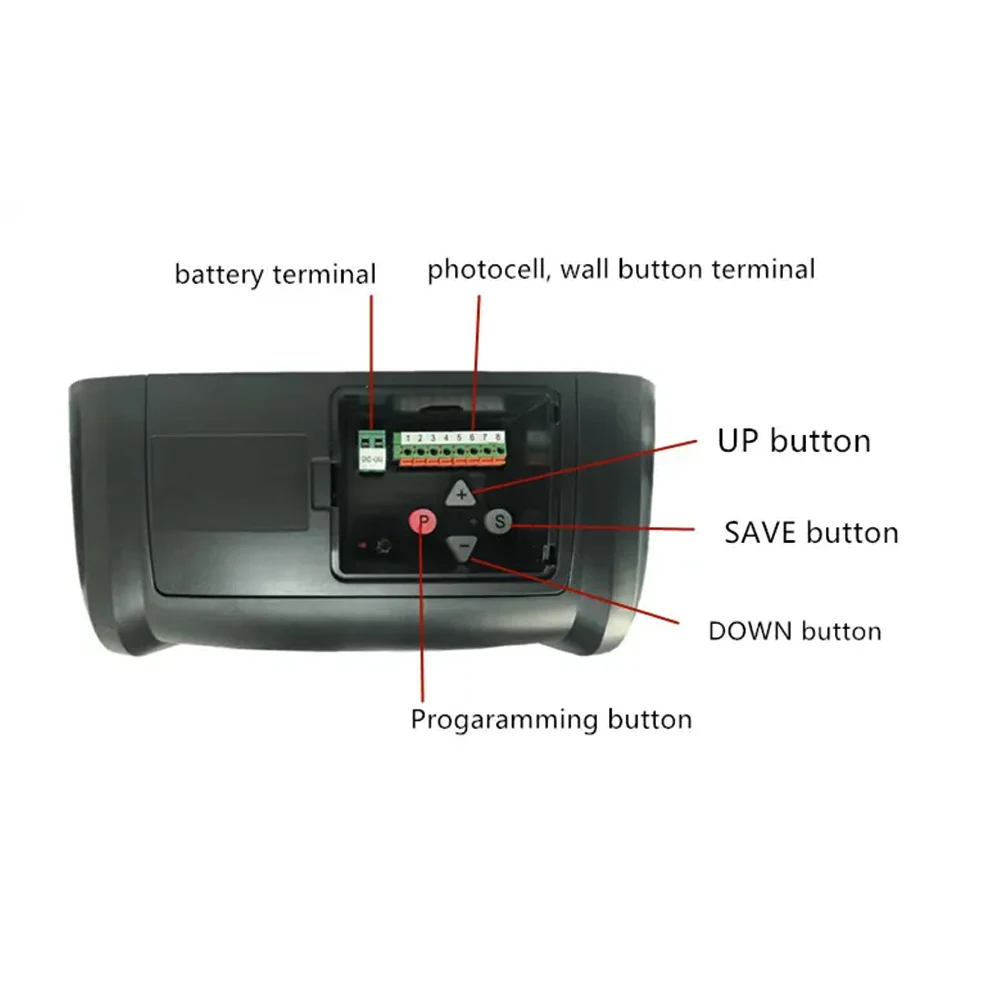 Chain Drive Fast Lift Remote and WIFI Control Battery Backed Universal Smart Automatic Sectional Garage Door Motor Opener