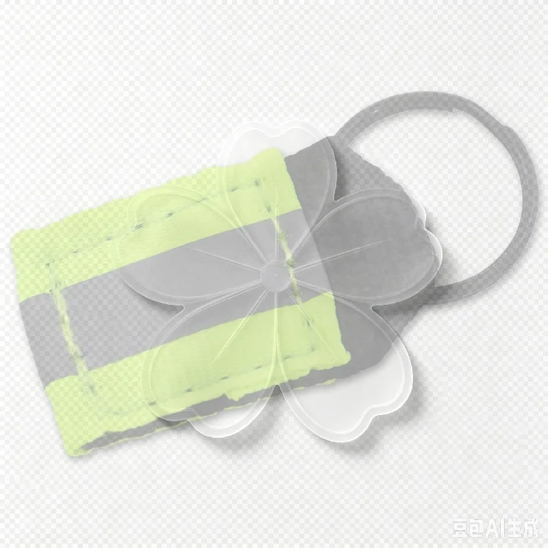 6pcs Reflective Straps Safety Reflector Pendants Key Chain Reflective Keychains Safety Marker For Night Cycling Bag Pendants