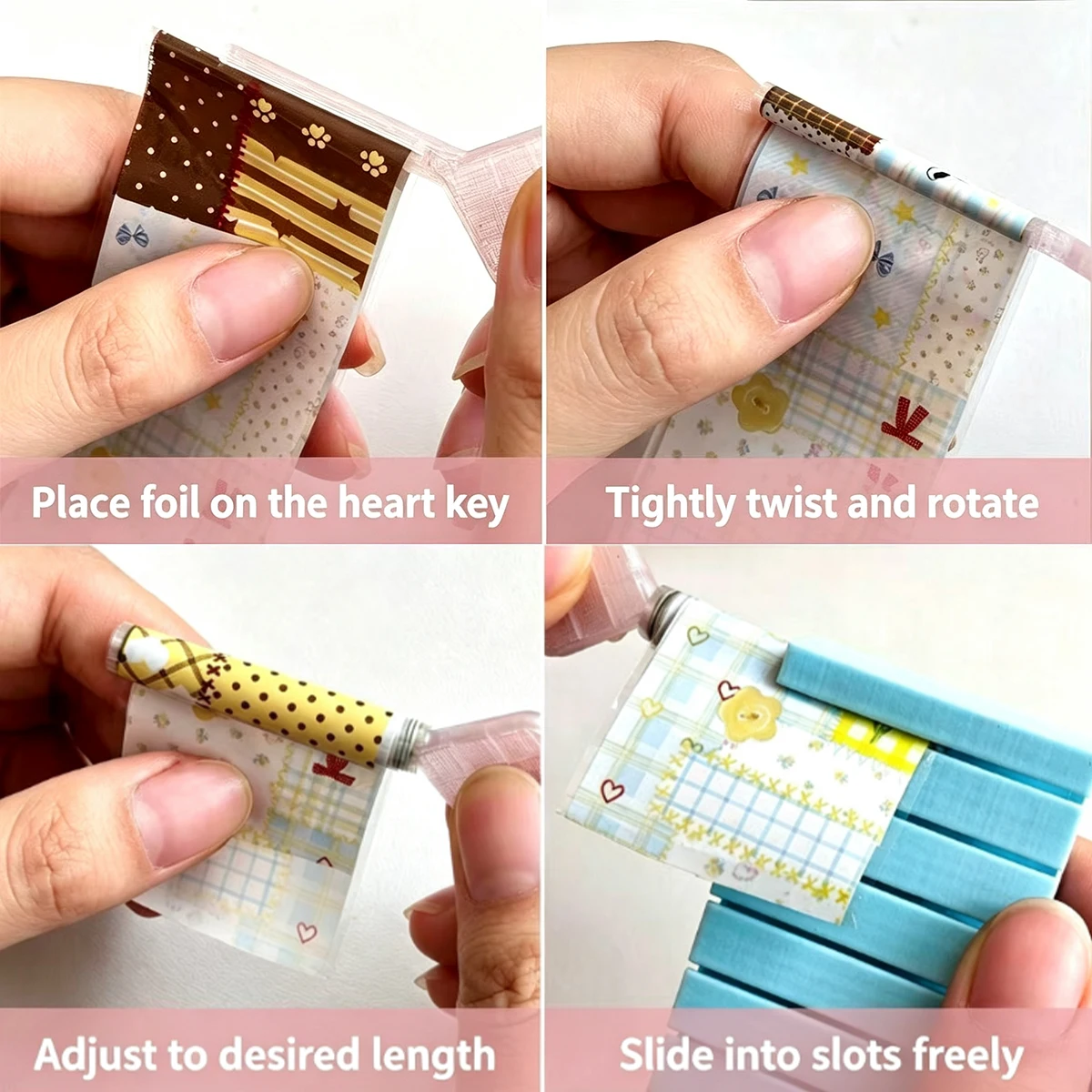 Nail Art Transfer Foil Storage Box, Plastic Multi Grid Vertical Organizer Case For Nail Transfer Paper Rolls Nail Tool Storage - view 6