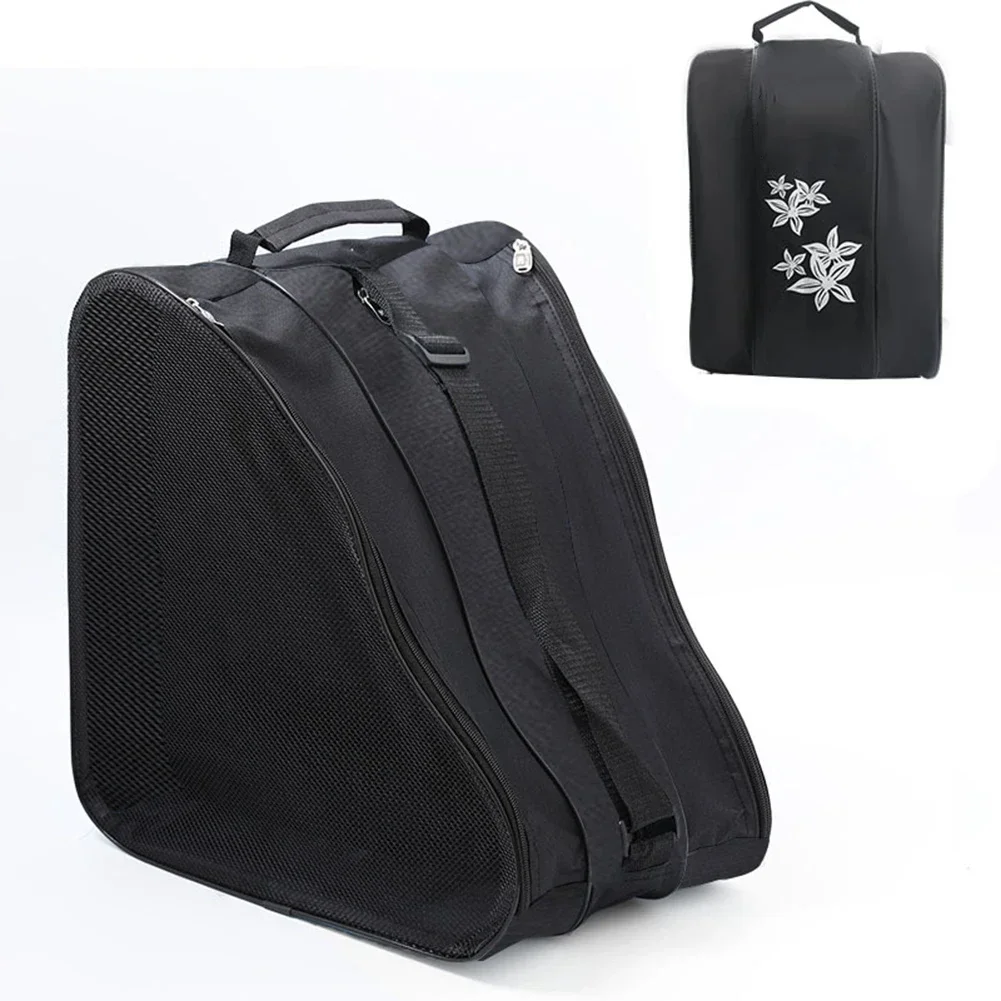 Outdoor Three-layer Inline Roller Skating Shoe Bag Ice Skates Carry Bag Storage Bags Skate Board Accessories