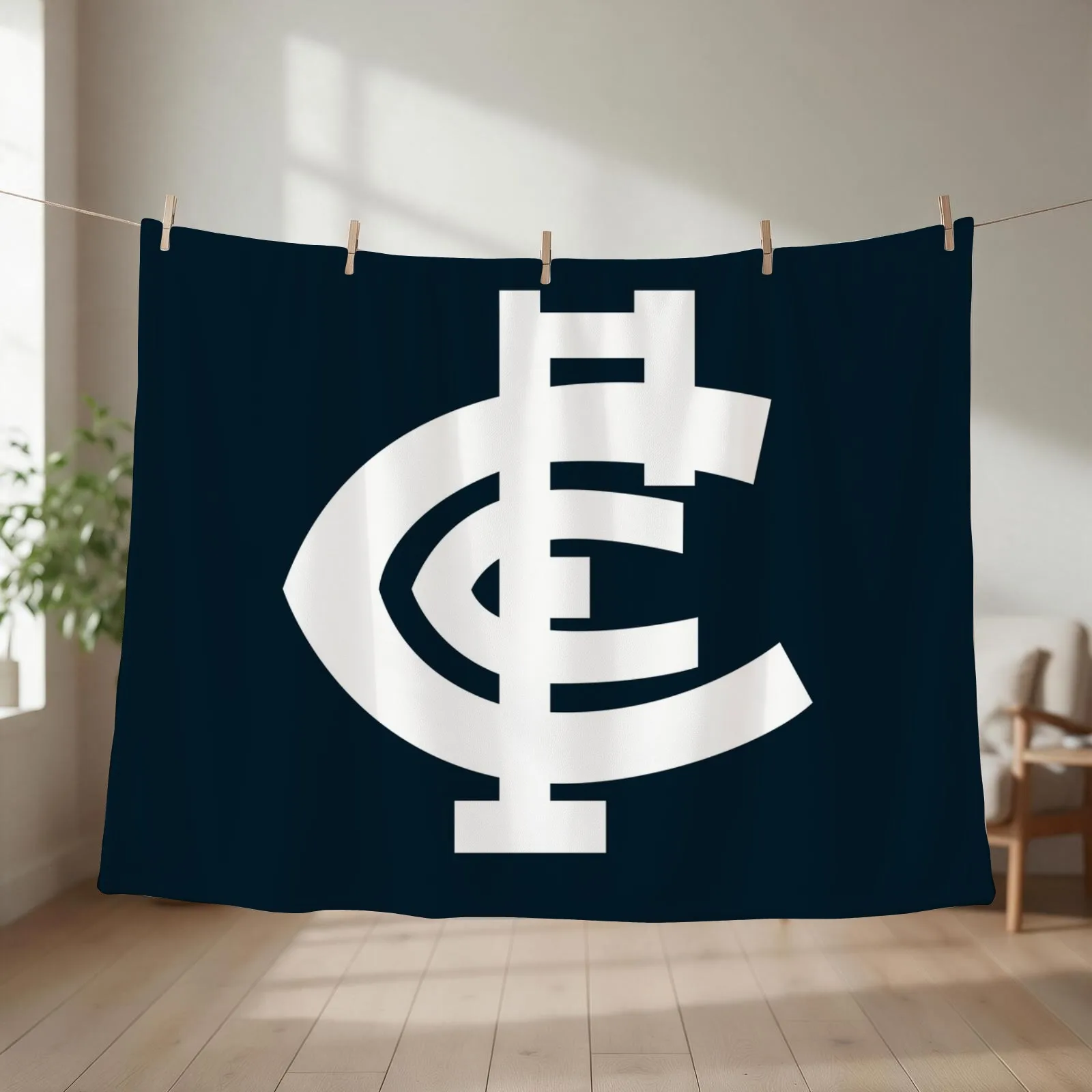Fans of The Blues Merch Throw Blanket couch cozy soft plush fuzzy picnic outdoor blanket