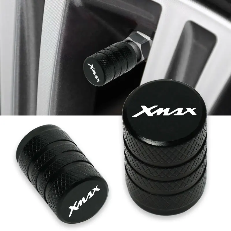 For YAMAHA XMAX 300 250 400 125 Xmax300 Xmax250 XMAX400 Xmax125 Motorcycle CNC Aluminum Tire Valve Air Port Stem Cover Caps