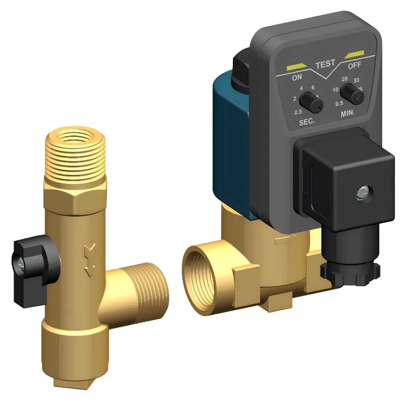 

Automatic Brass Drain Valve with Timer Solenoid Valve for Industrial Air Compressors Industrial Compressor Parts