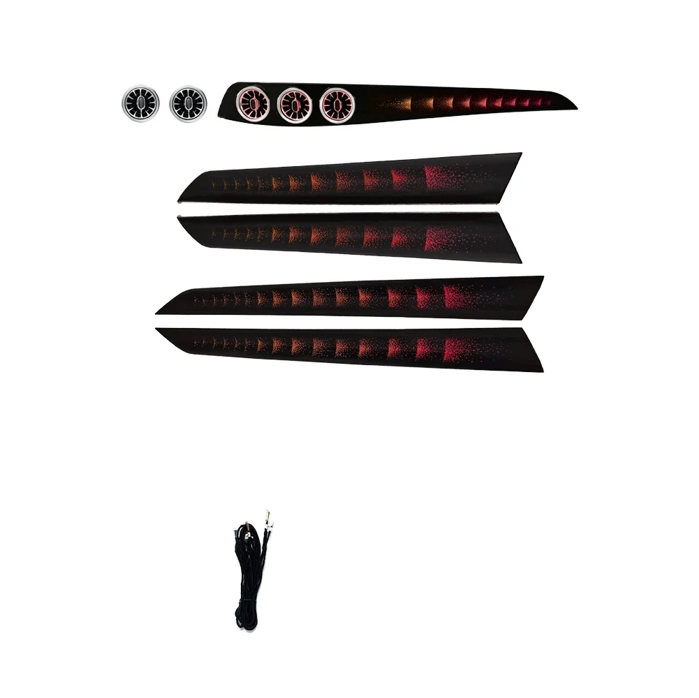 

Upgraded W204 Ambient Lights Kit For Mercedes Benz C Class 2010-2014 Full Set Auto Interior Astmophere Lamp