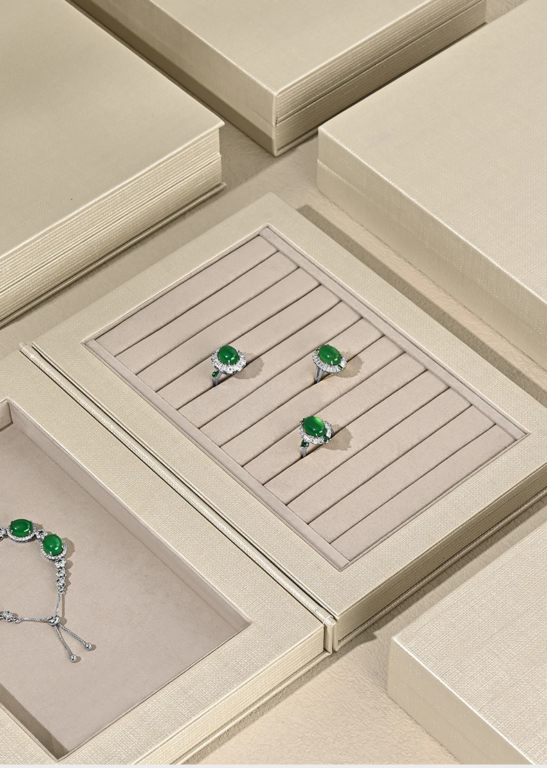 Oirlv PU-Leder Schmuckaufbewahrungsbox, Buchbox mit Klappdeckel-Design, Halsketten-Organizer, Ringaufbewahrungsbox, Schmuck-Display-Aufbewahrungszubehör – Detail 12