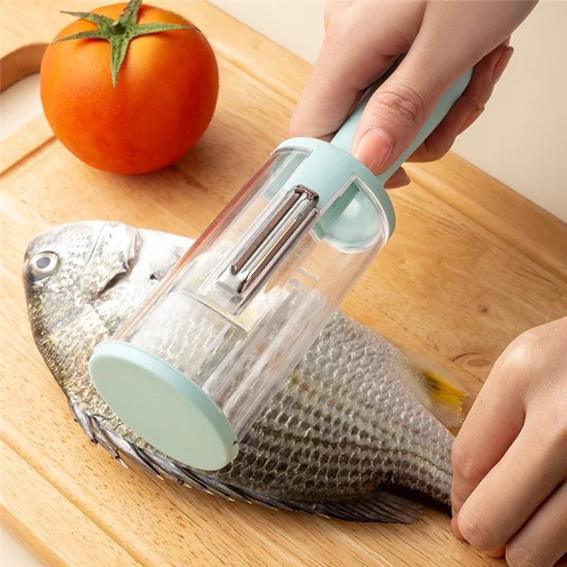 ELEG-Multifunctional Peeler With Storage Box The Ultimate Solution For Peeling Vegetables, Fruits, And Scaling Fish
