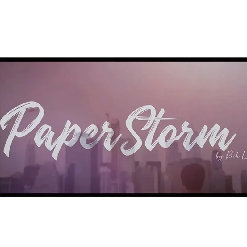 

Paperstorm by Rich Li Card Magic Trick Close Up Magic Magia Magie Magica Magicians Prop Accessory Illusion Gimmick Tutorial