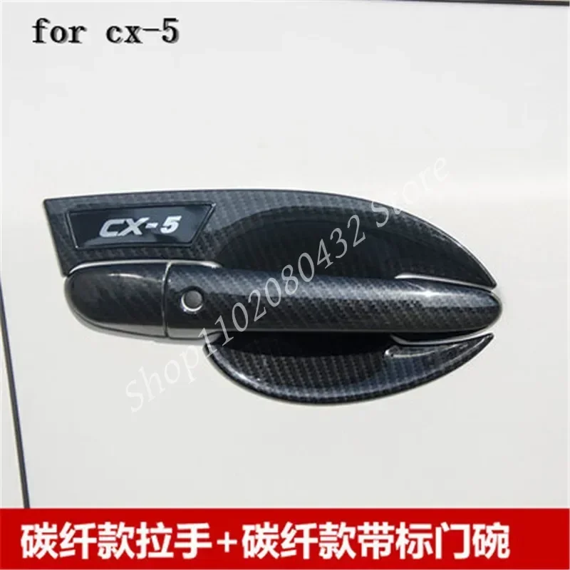 ABS Door Handle Bowl Door handle Protective covering Cover Trim for Mazda CX-5 cx5 2017- 2018 Second generation Car styling