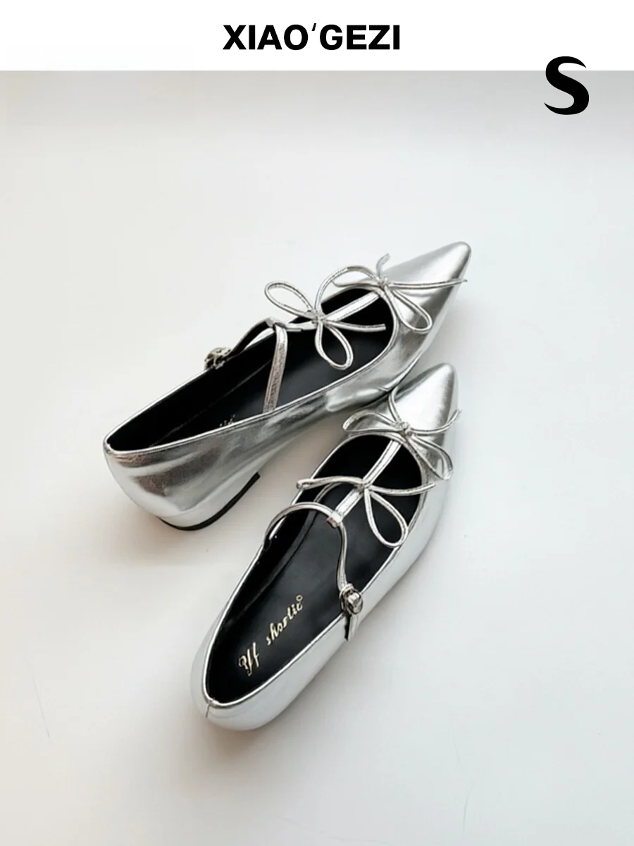 chaussures-mary-jane-a-bout-pointu-argentees-pour-femmes-a-semelle-souple-avec-nœud-tendance-collection-printemps-chaussures-adhesives