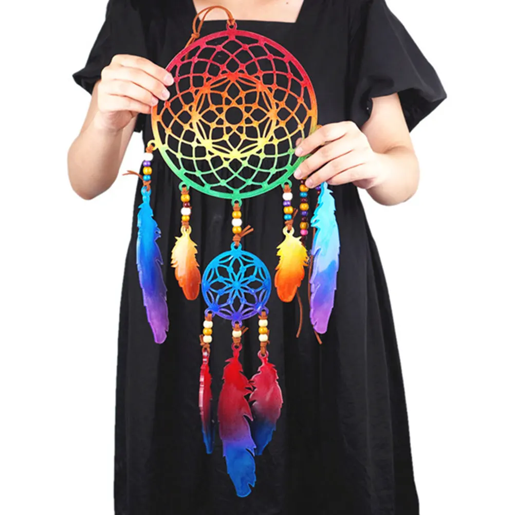 

Dream Catcher Stencil Mold Wall Pendant Resin Casting Mould Tray Sealants DIY Silicone Making Tool Epoxy