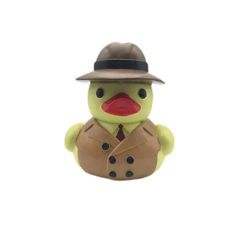 

Crafts Resin Duck Statue Ornament Cute Cartoon Animal Sculpture Creative Waterproof Miniatures Figurine Office
