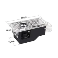 LED Car Door Interior Welcome Warning Light For AUDI Q3 8U Q5 8R Q7 Q8 TT A1 A3 8P 8V 8L A4 B6 B7 B7 B8 B9 A5 A6 C5 C6 C7 A7 A8 2