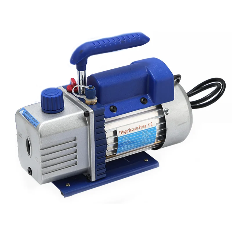 

3CFM Portable Convenient Rotary Vane Vacuum Pump Air Conditioning Repair Refrigerant Refrigeration Small Vacuum Pump