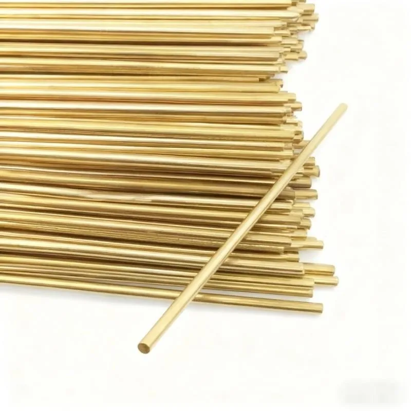 

2 Pcs diameter1.6×500mm Copper Alloy Electrode - Low Melting Point for Refrigeration & Large AC Pipe Welding