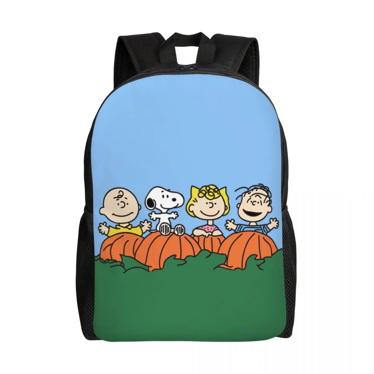 

Custom S-Snoopys Woodstock Anime Backpacks for Men Women School College Student Bookbag Fits 15 Inch Laptop Bags