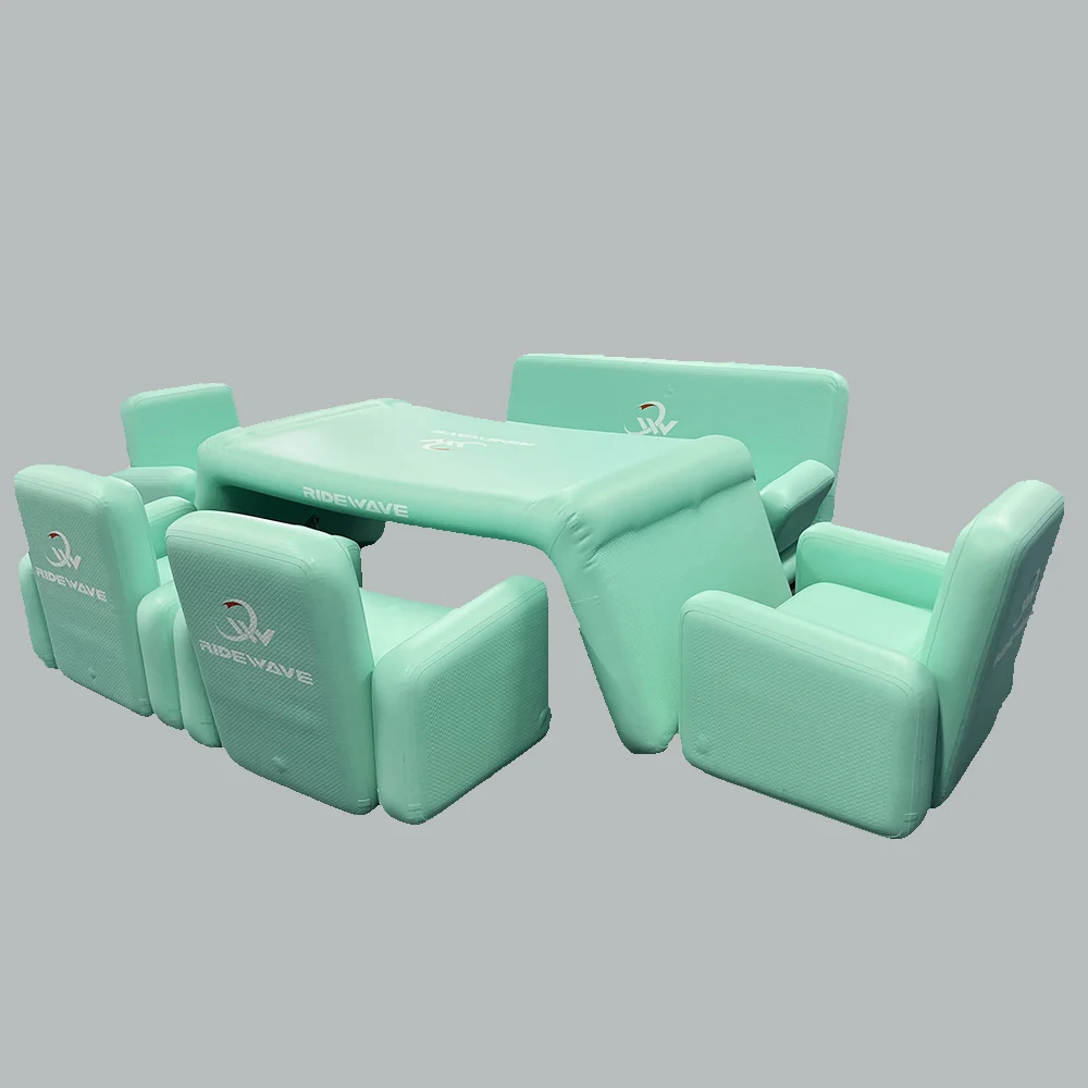 2023 جديد مخصص التخييم في الهواء الطلق قطرة غرزة أثاث قابل للنفخ المياه نفخ ايرو الجدول الكلاسيكية الهواء أريكة واحدة كرسي ايرو