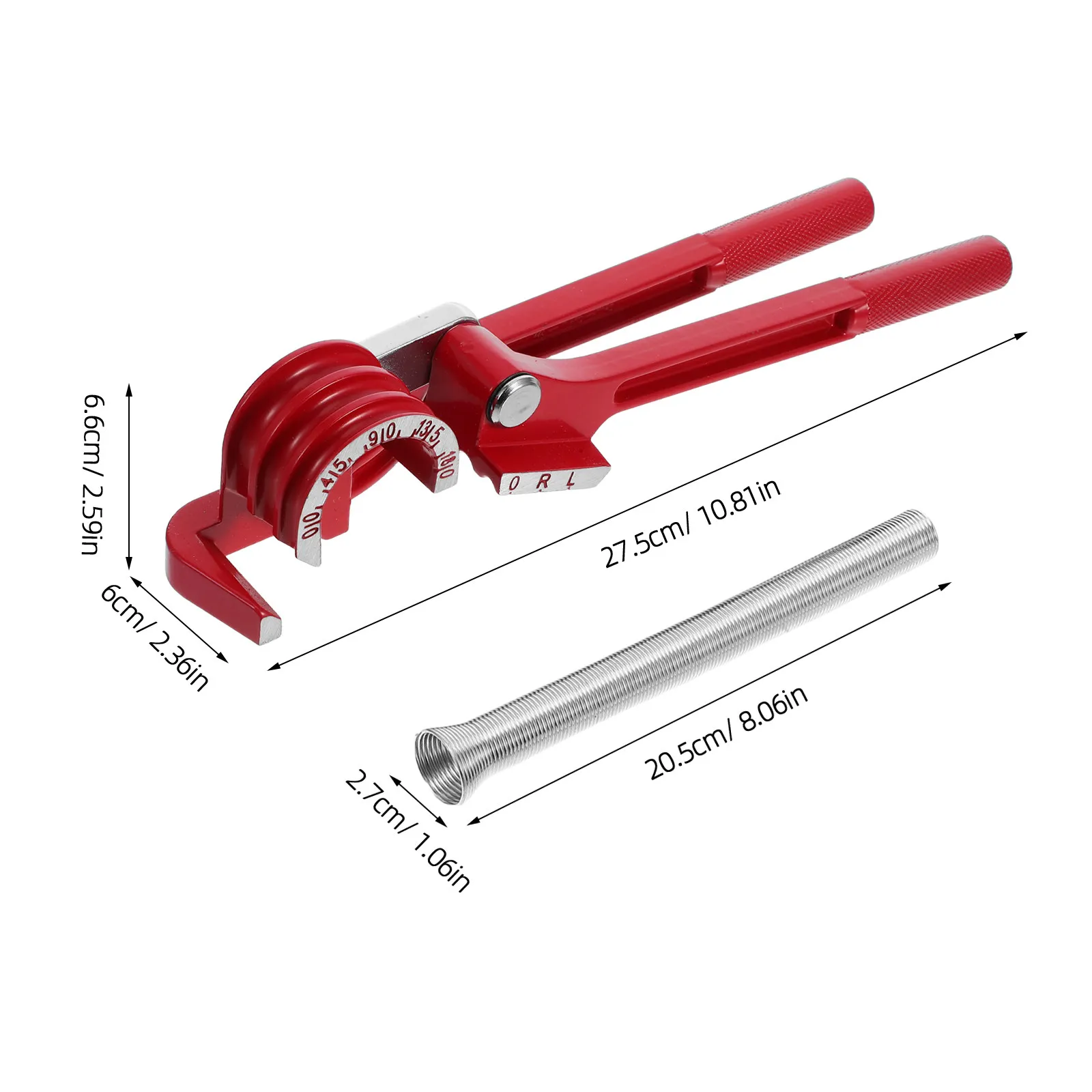 1Set Manual Tube Bender Three-Slot Precision Pipes Bender for Air Conditioning Copper Aluminum Tubing Spring Operation Portable - view 6