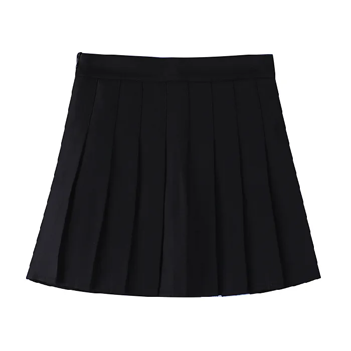 JK Uniform Skirt with Pants and Zipper and Buttons, Versatile Short Skirt, Hot Spring and Summer, 2024