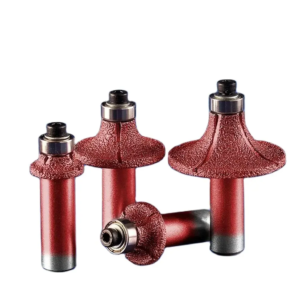 

WeiTol free shipping 1pcs corn round router bits diamond emery stone cutter bits cnc machine tools milling cutter for marble