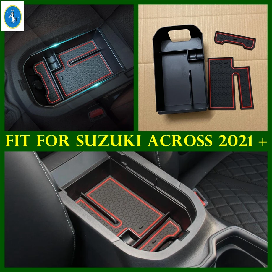 

Auto Center Central Storage Pallet Armrest Container Multi-grid Box Cover Kit Accessories For Suzuki Across 2021