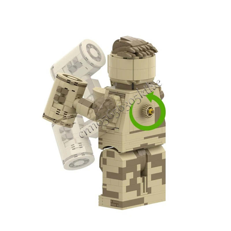 692 ชิ้น MOC ตัวต่อแบบกำหนดเอง รุ่น Gobstopper Love Edition ของสะสมขนาดใหญ่ ตัวต่อ Brickhead ของขวัญวันเกิด ของเล่นการ์ตูน อนิเมะ