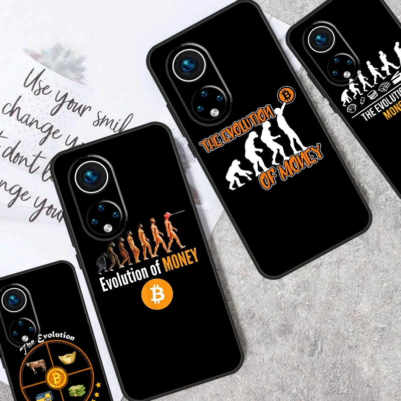 Bitcoin Evolution Of Money Cryptocurrency Case For Honor Magic 6 Pro 5 Lite 50 70 90 Lite X6 X7 X8 X9 X7a X8a X9a X8b X9b Coque