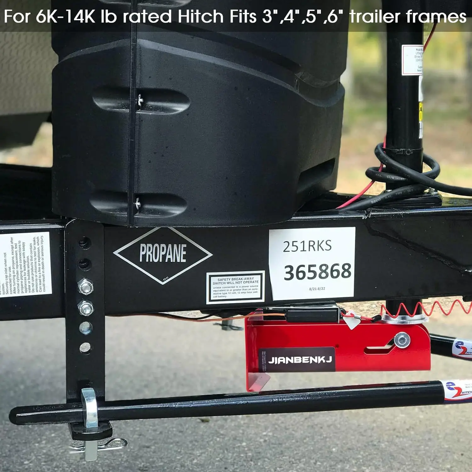 

2PCS trailer frame weight distribution hanging device bracket replacement