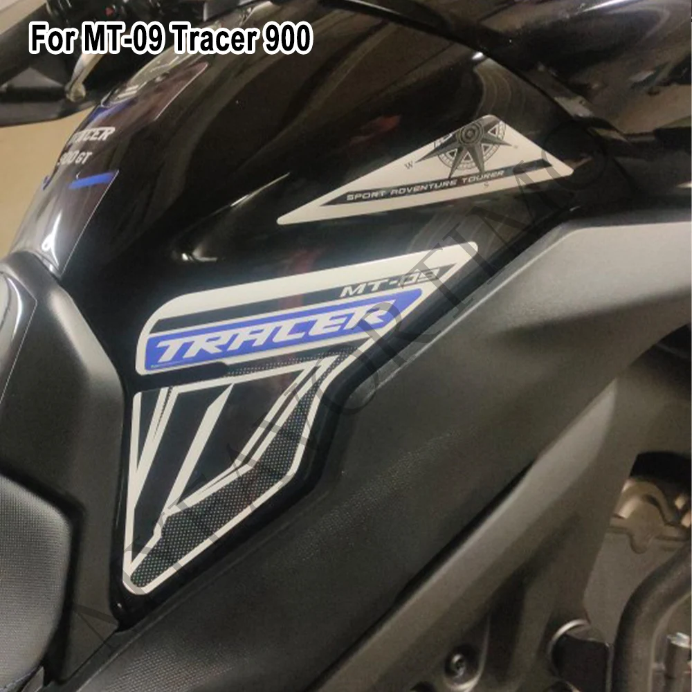 For Yamaha MT09 MT 09 Tracer 900 GT MT-09 Motorcycle Fuel Oil Kit Knee Tank Pad Stickers Decals Wind Deflector Windscreen