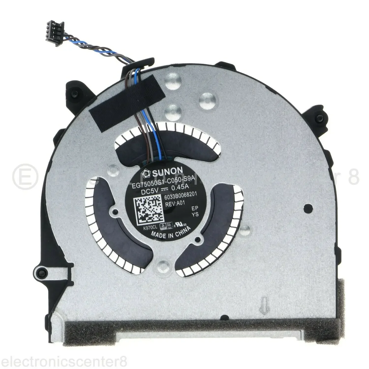 

Laptop cpu cooling fan cooler radiator for HP ProBook 640 G4 645 G4 L09537-001 DFS551205ML0T FK3N DC5V 0.5A